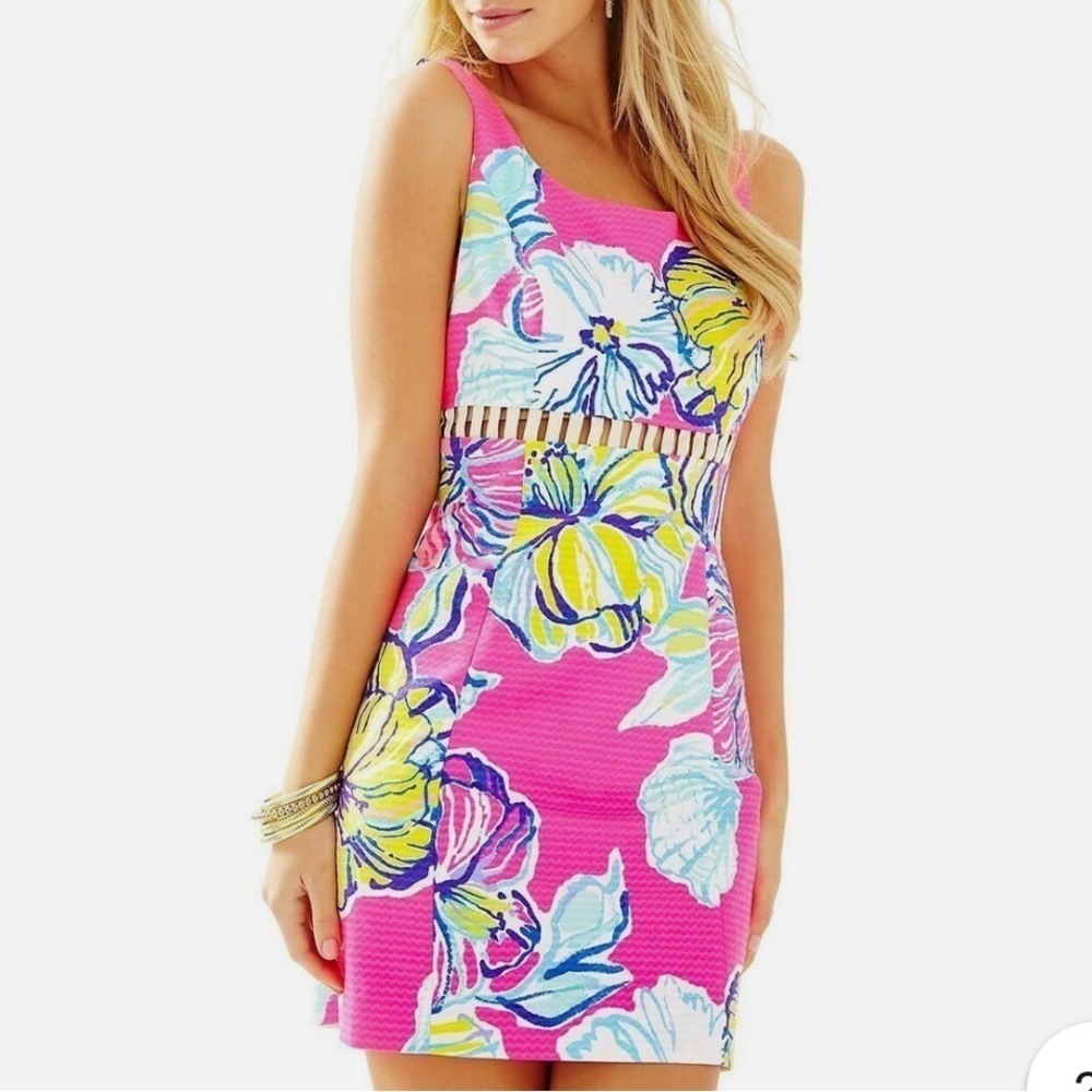 Lilly Pulitzer Pink Floral Dress